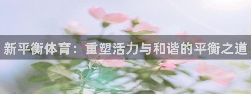 678体育app：新平衡体育：重塑活力与和谐的平衡之道