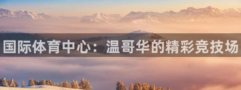 678体育app：国际体育中心：温哥华的精彩竞技场