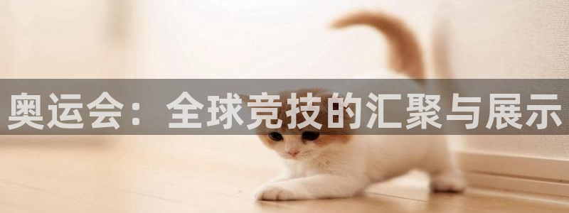 678体育官网：奥运会：全球竞技的汇聚与展示