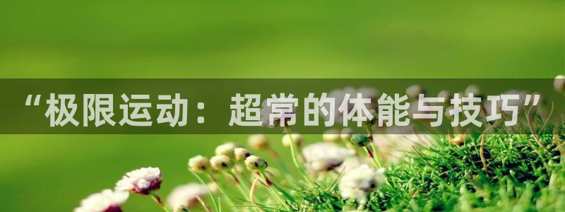 678体育官网：“极限运动：超常的体能与技巧”